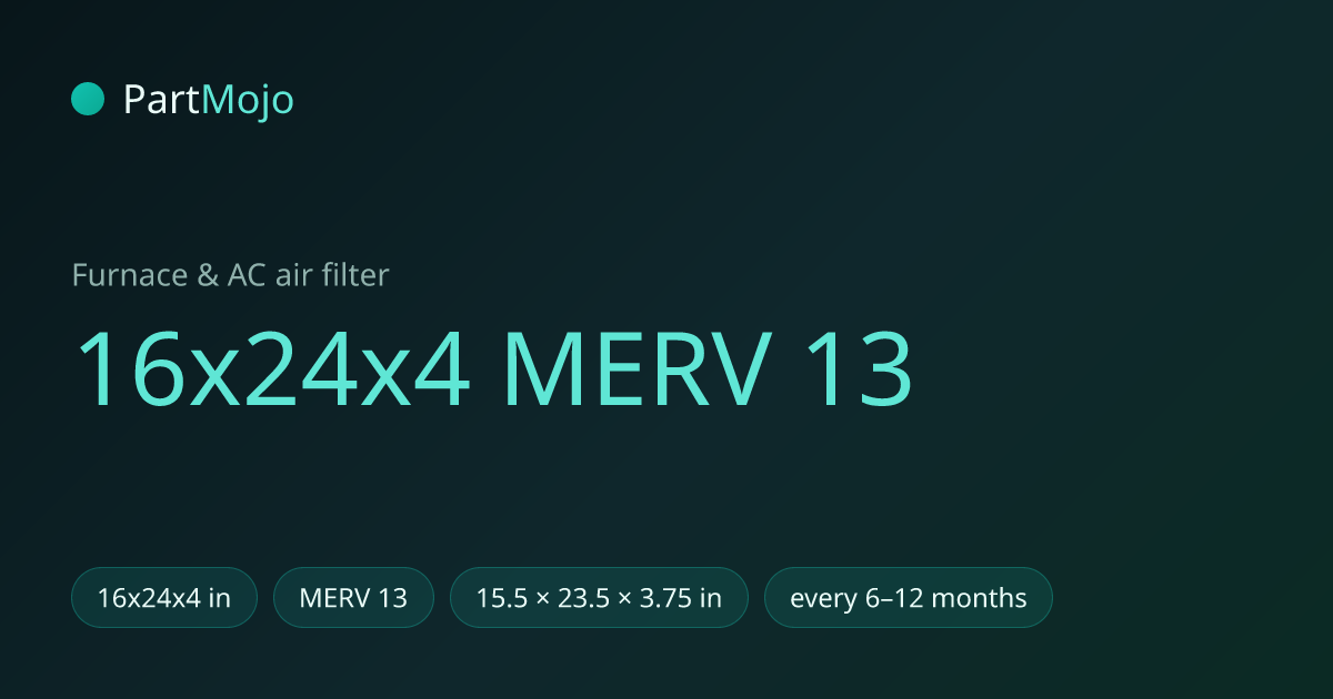 16x24x4 MERV 13 16x24x4 MERV 13 air filter