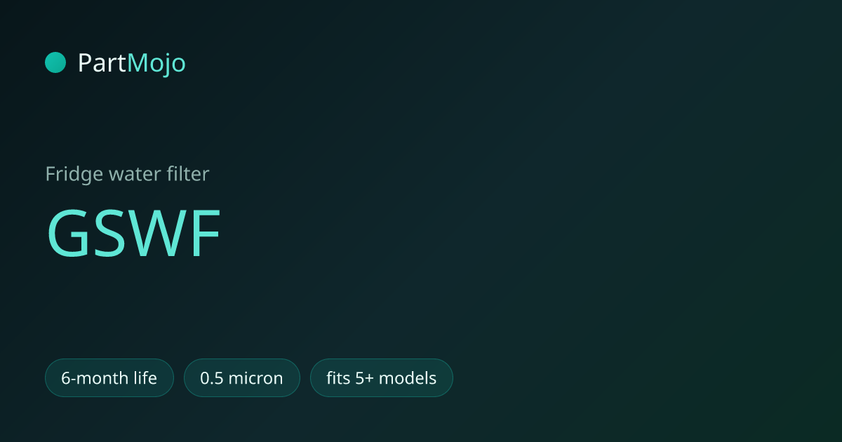 GSWF refrigerator water filter